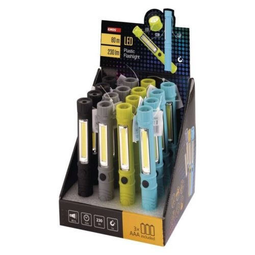EMOS P3897 CREE LED Fejlámpa, tölthető, 230 lm, 80 méter hatótáv, tölthető (16 darabos kiszerelésben rendelhető, az ár darabonként értendő)