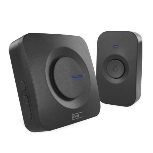 EMOS P5728 Vezeték nélküli csengő, 180 méter hatótáv, 52 dallam, 90 dB, 433 Mhz frekvencia