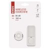 Emos P5734 Vezeték nélküli csengő, 150 méter hatótáv, 10 dallam, 85dB, 433Mhz, IP44, fehér