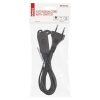 Emos S09273 szerelhető vezeték kapcsolóval, 3m, 2x0.75mm, PVC szigetelés, fekete