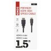 EMOS HDMI kábel 2.0 A-C dugó 1.5m (S10102)