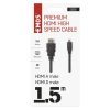 EMOS HDMI kábel 2.0 A-D dugó 1.5m (S10103)