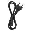 Emos S1111 hálózati tápvezeték, 1.75m, 2x0.5mm, PVC szigetelés, fekete