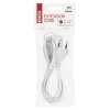 Emos S15273 szerelhető vezeték, 3m, 2x0.75mm, PVC szigetelés, fekete