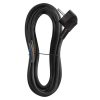 Emos S18323 szerelhető vezeték, 3m, 3x1.5mm, PVC szigetelés, fekete