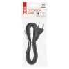 Emos S19273 szerelhető vezeték, 3m, 2x0.75mm, PVC szigetelés, fekete