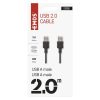 EMOS USB kábel 2.0 A – micro B csatlakozó 2m (S70200)