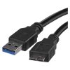 EMOS USB kábel 3.0 A csatlakozó – micro B csatlakozó 1m (S70203)