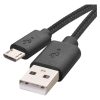 Töltő- és adatkábel USB-A 2.0 / micro USB-B 2.0, 2 m, fekete (SM7008BL)