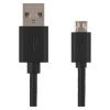 Töltő- és adatkábel USB-A 2.0 / micro USB-B 2.0, 2 m, fekete (SM7008BL)