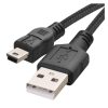 Töltő- és adatkábel USB-A 2.0 / micro USB-B 2.0, 2 m, fekete (SM7009BL)