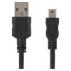 Töltő- és adatkábel USB-A 2.0 / micro USB-B 2.0, 2 m, fekete (SM7009BL)