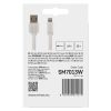 Töltő- és adatkábel USB-A 2.0 / Lightning MFi, 1 m, fehér (SM7013W)