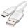 Töltő- és adatkábel USB-A 2.0 / USB-C 2.0, 1 m, fehér (SM7025W)