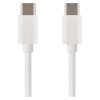 Töltő- és adatkábel USB-C 2.0 / USB-C 2.0, 1 m, fehér (SM7027W)