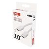 Töltő- és adatkábel USB-C 2.0 / USB-C 2.0, 1 m, fehér (SM7027W)