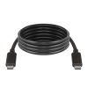 Töltő- és adatkábel 2.0 USB-C / USB-C, 1 m, fekete (SM7028BL)