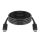 Töltő- és adatkábel 2.0 USB-C / USB-C, 1 m, fekete (SM7028BL)
