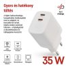 Emos V03G35 Univerzális USB töltő GaN PD 35 W max. 