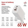 EMOS Univerzális USB töltő GaN PD 65 W max. (V05G65)