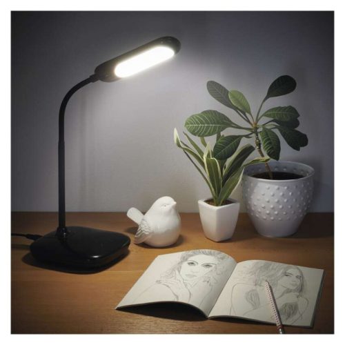 EMOS Lily LED asztali lámpa, fekete (Z7629B)