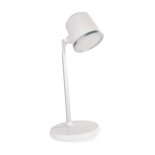 Emos Z7636W Abbie LED asztali lámpa, akkumulátoros, 300 lumen, 6W, dimmelhető, meleg/természetes/hideg fehér, IP20, fehér