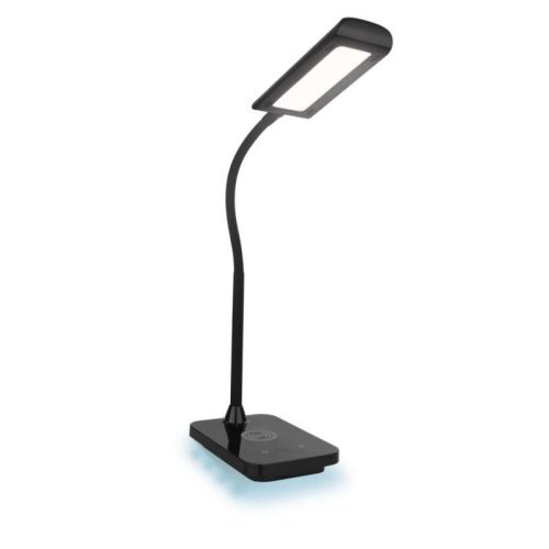 Emos Z7639 Kyle LED asztali lámpa, 300 lumen, 5.5W, dimmelhető, meleg/természetes/hideg fehér, IP20, fekete