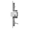 Emos ZD1223 NEXXO LED süllyesztett lámpatest, kerek, 12cm, 7/40W, 480 lm, IP20, meleg/semleges fehér, ezüst