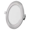 Emos ZD1233 NEXXO LED süllyesztett lámpatest, kerek, 17cm, 12.5/70W, 1050 lm, IP20, meleg/semleges fehér, ezüst