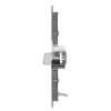Emos ZD1233 NEXXO LED süllyesztett lámpatest, kerek, 17cm, 12.5/70W, 1050 lm, IP20, meleg/semleges fehér, ezüst
