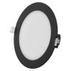 Emos ZD1333 NEXXO LED süllyesztett lámpatest, kerek, 17cm, 12.5/70W, 1050 lm, IP20, meleg/semleges fehér, fekete