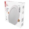 Emos ZD1442 RUBIC LED süllyesztett lámpatest, kerek, 17cm, 18/110W, 1800 lm, IP20, természetes fehér, fehér