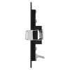 Emos ZD2323 NEXXO LED süllyesztett lámpatest, négyzet, 12cm, 7/40W, 480 lm, IP20, meleg/semleges fehér, fekete