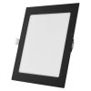 Emos ZD2343 NEXXO LED süllyesztett lámpatest, négyzet, 22.5cm, 18/100W, 1600 lm, IP20, meleg/semleges fehér, fekete
