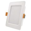Emos ZD2432 RUBIC LED süllyesztett lámpatest, négyszög, 12cm, 9/65W, 900 lm, IP20, természetes fehér