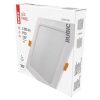 Emos ZD2442 RUBIC LED süllyesztett lámpatest, négyszög, 17cm, 18/110W, 1800 lm, IP20, természetes fehér