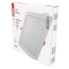 Emos ZD2452 RUBIC LED süllyesztett lámpatest, négyszög, 22cm, 24/145W, 2400 lm, IP20, természetes fehér