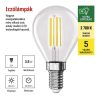 Emos ZF1A42 60 W / 806 lm / meleg fehér  LED izzó Filament Mini Globe A CLASS / E14 / 3,8 W 