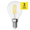 Emos ZF1D53 75 W / 1055 lm / természetes fehér  LED izzó Filament Mini Globe  / E14 / 7 W 