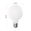 Emos ZF2D53 75 W / 1055 lm / Természetes fehér  LED izzó Filament G95 / E27 / 7,8 W 