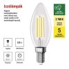 Emos ZF3A42 60 W / 806 lm / Meleg fehér  LED izzó Filament gyertya A CLASS/ E14 / 3,8 W 