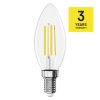 Emos ZF3D43 60 W / 806 lm / Természetes fehér  LED izzó Filament gyertya / E14 / 5,9 W 