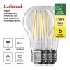 Emos ZF5147.3 60 W / 806 lm / meleg fehér  LED izzó Filament A60 A CLASS/ E27 / 3,8 W (3 darabos kiszerelésben rendelhető, az ár darabonként értendő)