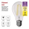 Emos ZF5154D 75 W / 1 055 lm / meleg fehér / dimmelhető  LED izzó Filament A60 / E27 / 7,5 W 