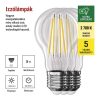 Emos ZF5157.3 75 W / 1 060 lm / meleg fehér  LED izzó Filament A60 A CLASS/ E27 / 5 W (3 darabos kiszerelésben rendelhető, az ár darabonként értendő)