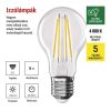 Emos ZF5158 75 W / 1 060 lm / természetes fehér  LED izzó Filament A60 A CLASS/ E27 / 5 W 
