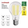 Emos ZF5167 100 W / 1521 lm / meleg fehér  LED izzó Filament A60 A CLASS / E27 / 7,2 W 