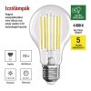 Emos ZF5168 100 W / 1521 lm / természetes fehér  LED izzó Filament A60 A CLASS / E27 / 7,2 W 