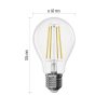 Emos ZF5254D 75 W / 1 055 lm / természetes fehér / dimmelhető  LED izzó Filament A60 / E27 / 7,5 W 