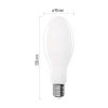 Emos ZF5754 327 W / 6 000 lm / természetes fehér  LED izzó Filament ED90 / E40 / 36 W 